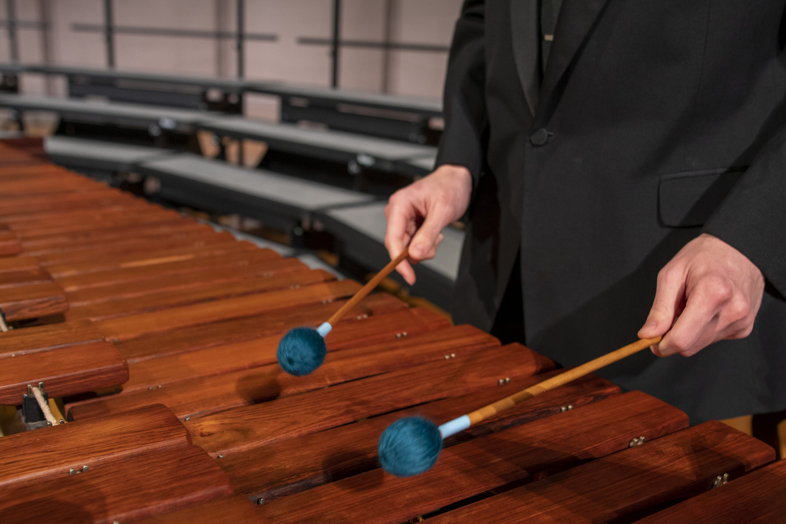 Make some noise for Northwestern percussion Beacon